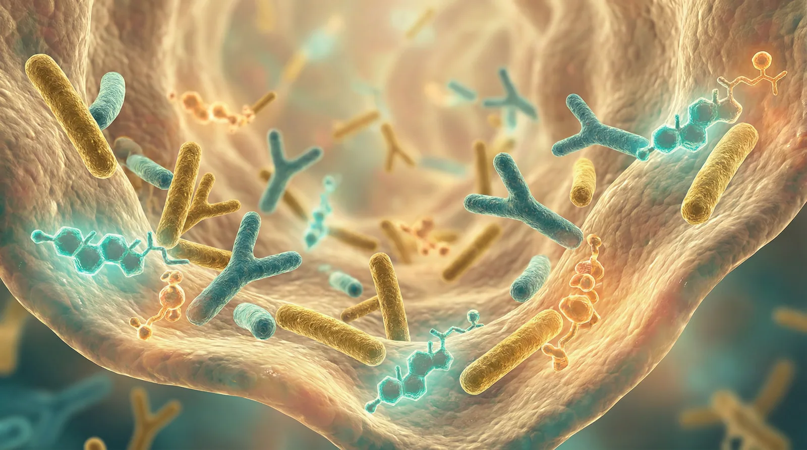 Beneficial gut bacteria species like Lactobacillus and Bifidobacterium that help metabolize cholesterol in the digestive system