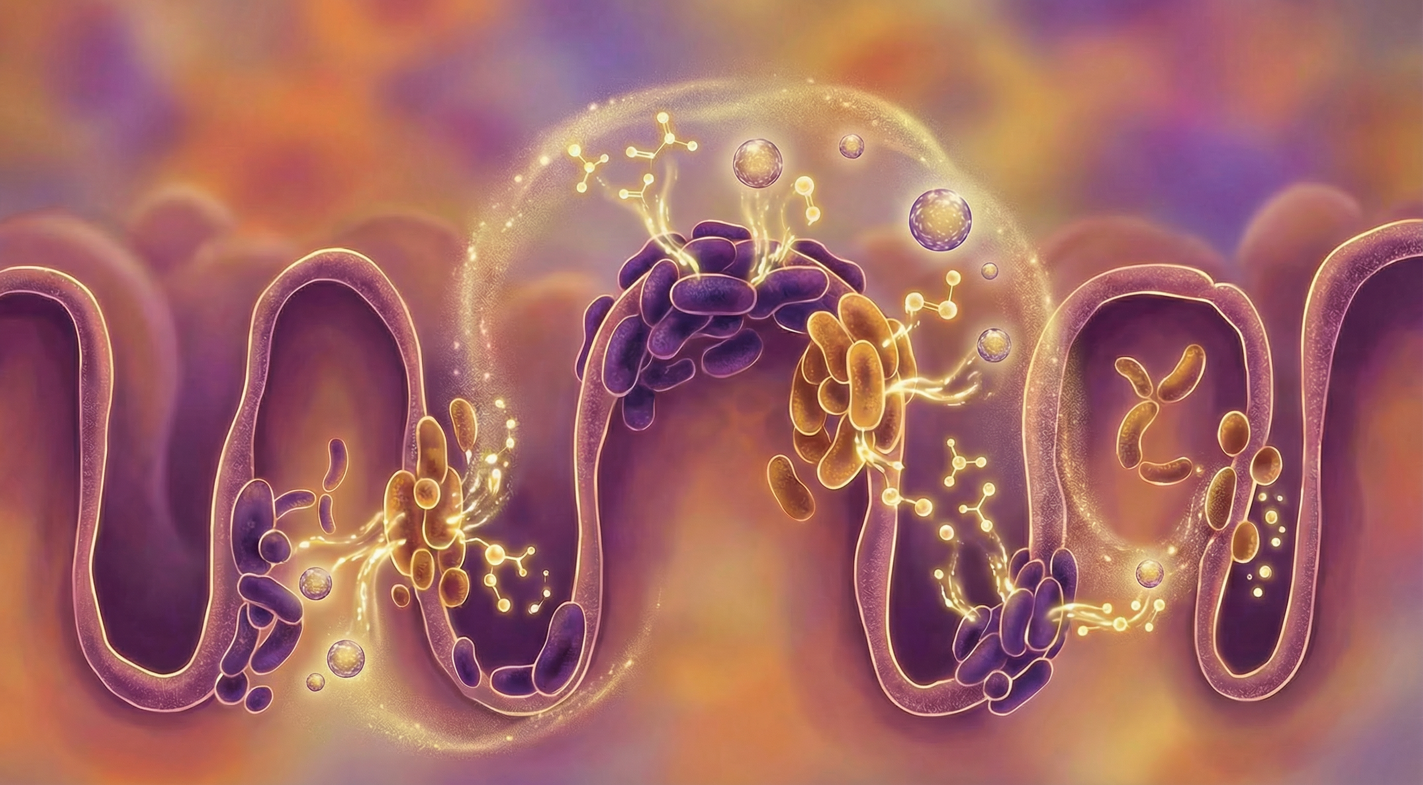 Gut bacteria that produce anti-inflammatory compounds helping to break the cycle of inflammation and sleep disruption