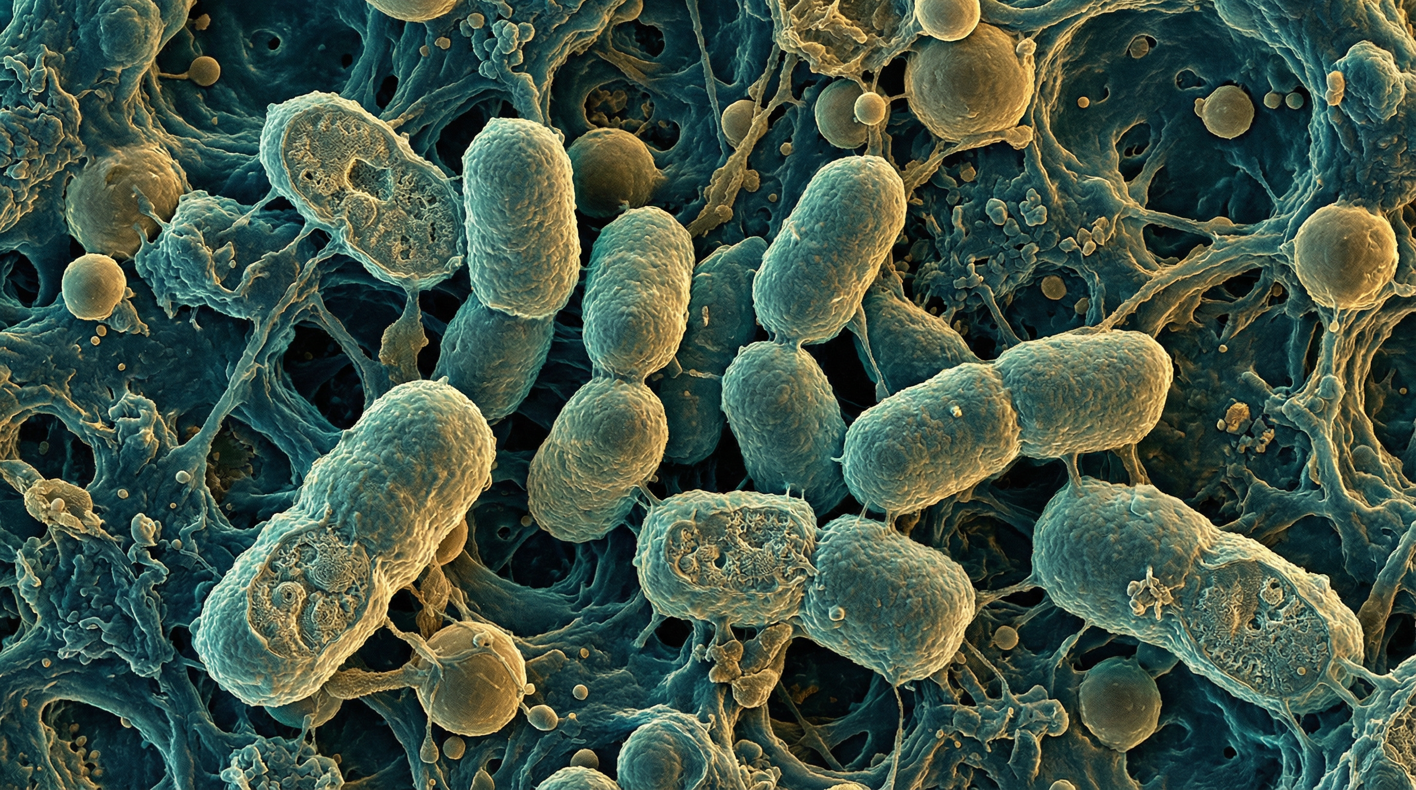 Scientifically accurate microscopy-style illustration of Cutibacterium avidum showing its characteristic gram-positive short rod to coccobacillus