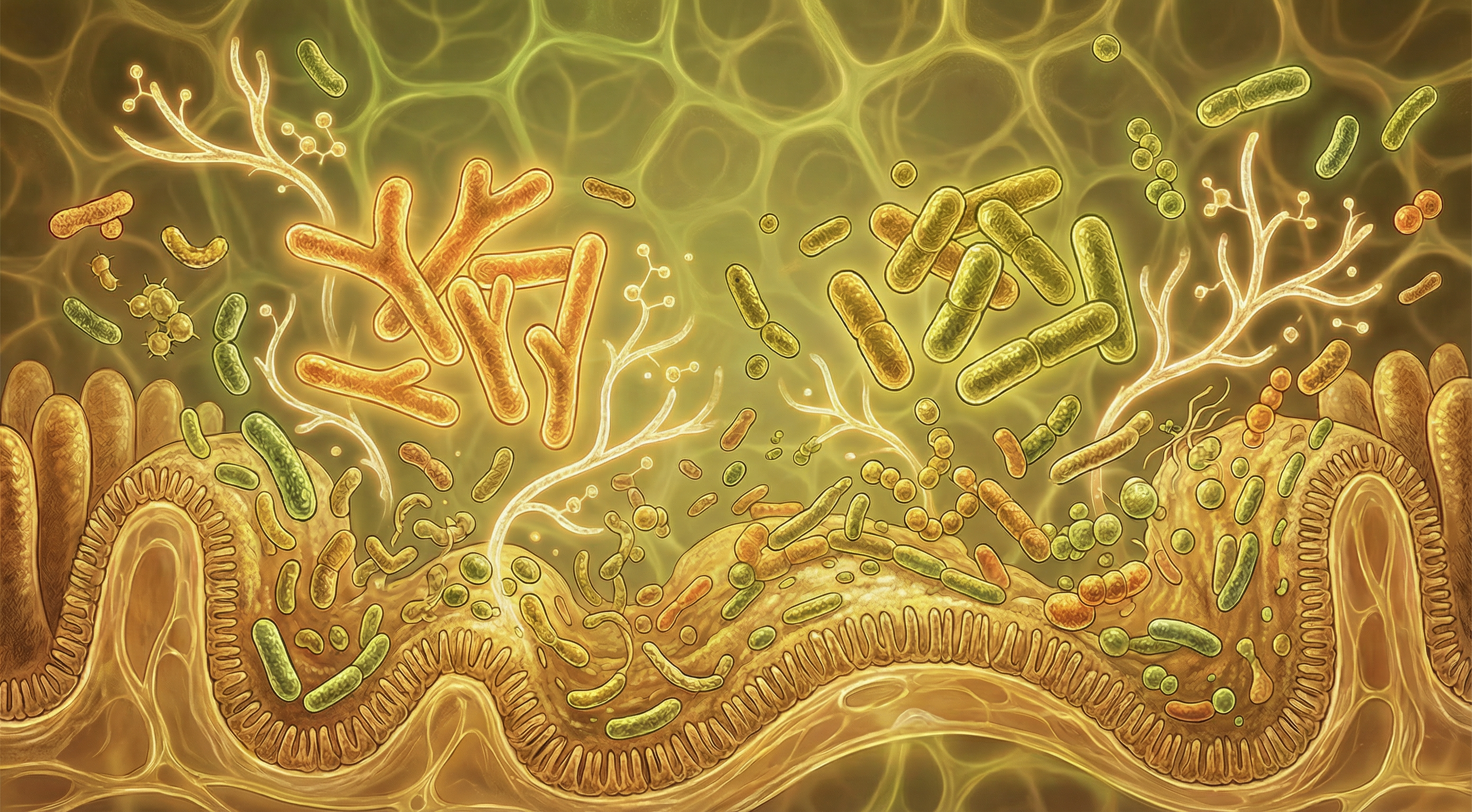 Diverse gut microbiome ecosystem enhanced by fructooligosaccharide supplementation showing increased Bifidobacterium populations
